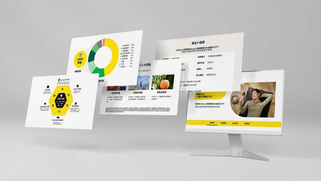 Beanincave 洞豆媒體設計－Financial Dashboard UI Design 網站互動作品